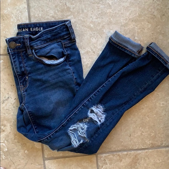 American Eagle Outfitters Denim - American Eagle 🦅Next Level Stretch destroyed Jean